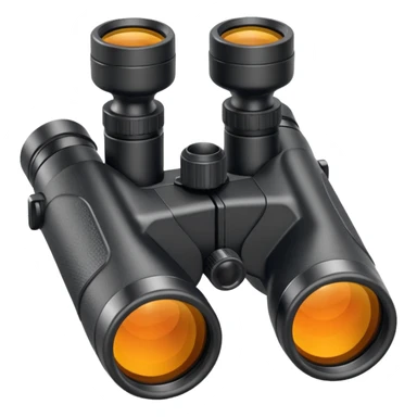 binoculars with large lenses sticker