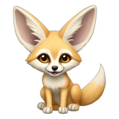 Fennec fox sticker