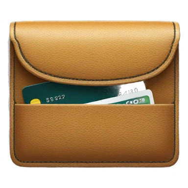 wallet black with credit card sticker