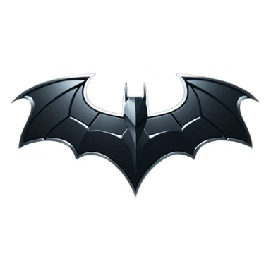 Batman Arkham Knight logo Full black sticker