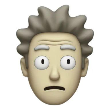 Rick from Rick and Morty sticker