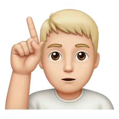 middle finger and rolling eyes sticker