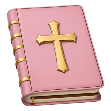 soft pink bible sticker