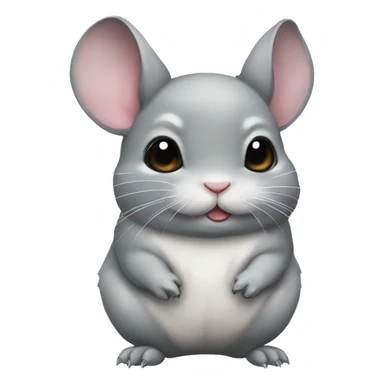 chinchillas with a bow sticker