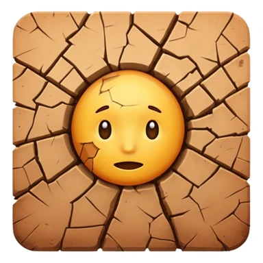 Cracked Ground sticker