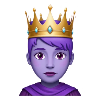 Purple royalty sticker
