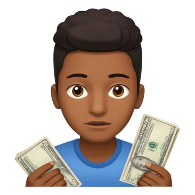 archetype for a young adult: The Precarious-Independent (20-25yr) Dealing with unstable incomes, bills, rent and expenses they have to have full control over finances but often don’t have the flexibility to think about long-term goals. South american or black individual. Remove the money
 sticker