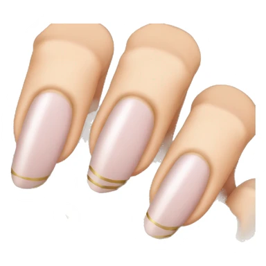 French tip nails sticker
