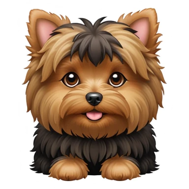 Yorkie poo dog sticker