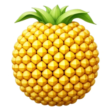 Corn in the shape of a ball sticker