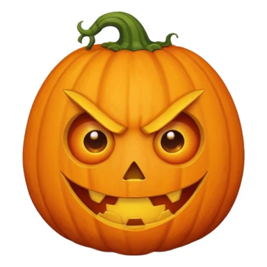 Pumpkin monster kid 
 sticker