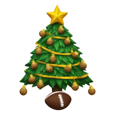 Fantasy Football Christmas Tree sticker