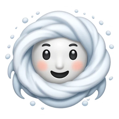 Snow blizzard sticker