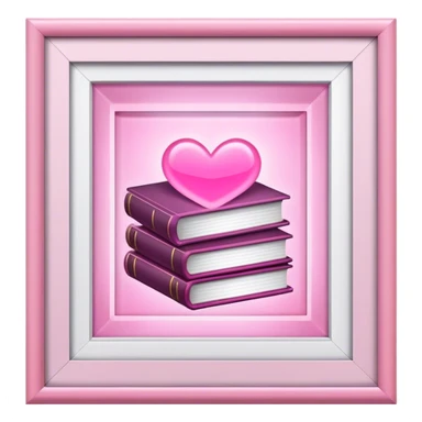 pink light romance books sticker