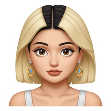 kylie jenner with earrings sticker