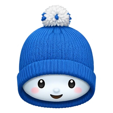 winter hat no human sticker