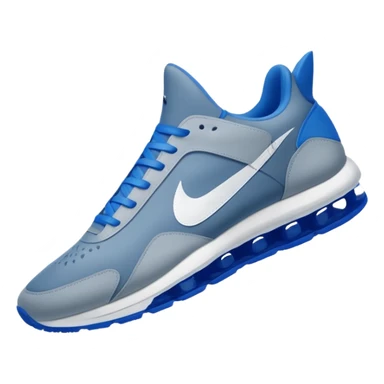 Has a un tiburón con zapatillas azules nike sticker