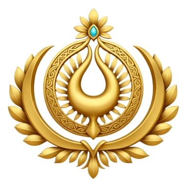 Farvahar iranian's symbol sticker