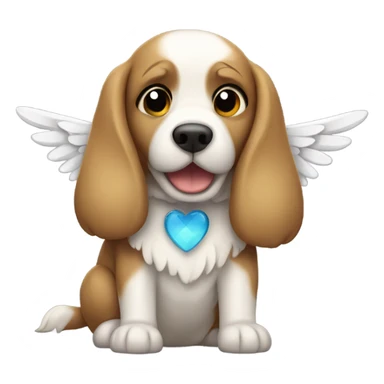 Perro con alas sticker