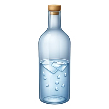 Vodka bottle sticker