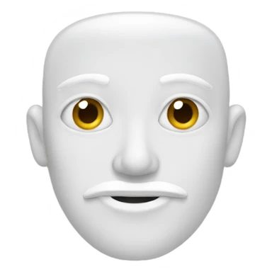 white glue on face sticker