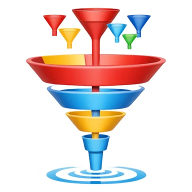sales funnel sticker