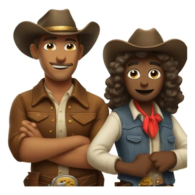 Bull and a cowboy sticker