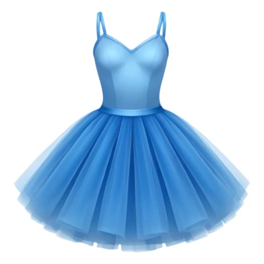 cinematic-realistic-blue-tutu,-layers-of-fine,-soft-tulle-forming-a-voluminous-and-airy-skirt,-delicate-folds-catching-the-light,-slightly-frayed-edges-adding-authenticity,-glowing-softly-with-a-warm-and-ethereal-elegance sticker