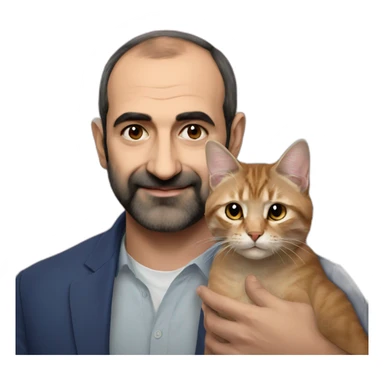 Nikol pashinyan and cat sticker