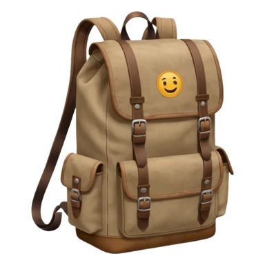 Hipster backpack sticker