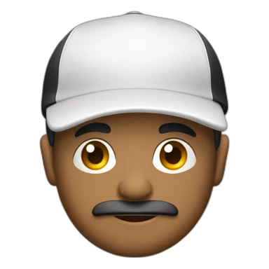 señor muy gordo de piel blanca con gorra en bicicleta negra sticker