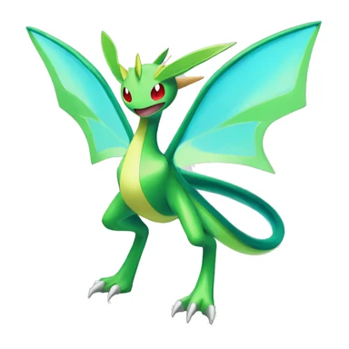 Shiny Vikavolt-Flygon-Pokémon-Fakémon Full Body sticker