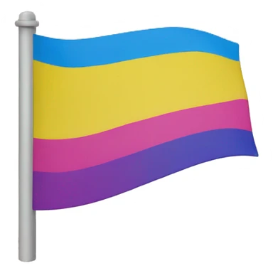 pansexual flag sticker
