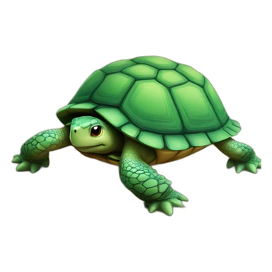 Chat sur une tortue sur une table sticker