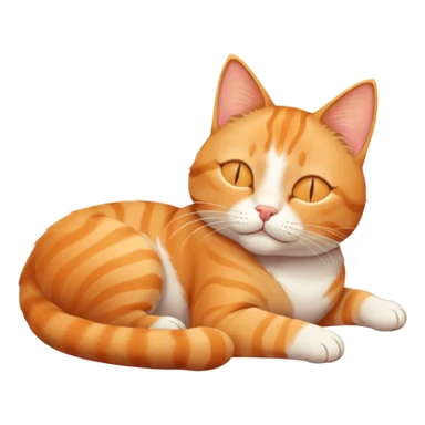 a cat dreaming about beach vacation sticker