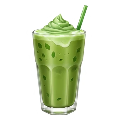 iced matcha latte sticker