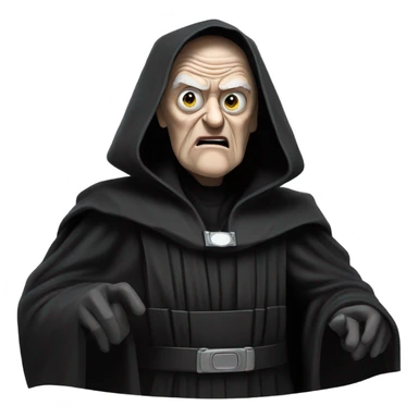 palpatine-emperor-gasp sticker