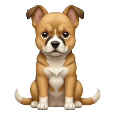 Presse Canario dog sitting sticker