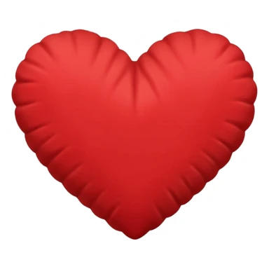 heart-shaped pillow sticker