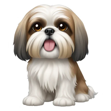 Shih tzu dog sticker