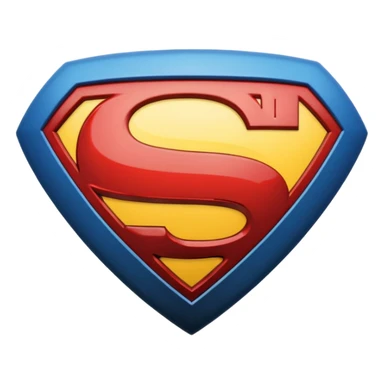 Superman Symbol batman v superman black sticker