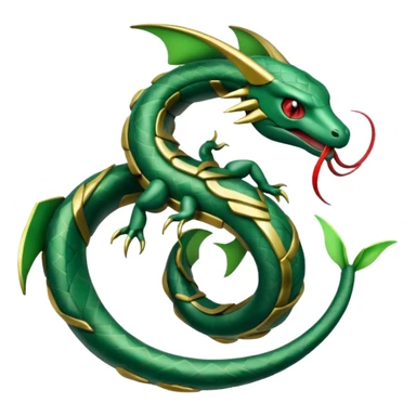 Pokemon Rayquaza emoji  sticker
