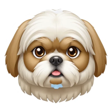 Shih Tzu dog poisoned sticker