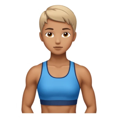 athlete model  sticker