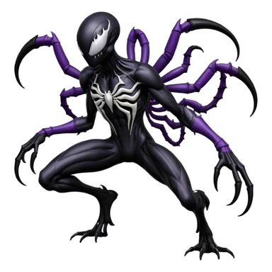 Venom-Xenomorph-Spider-Man-Darkrai-Scizor-fusion, full body sticker