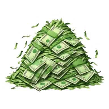 Shreading money sticker