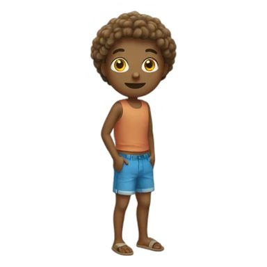 Le COVID allonger à la plage sticker