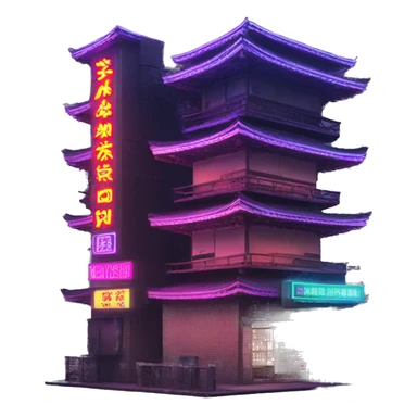 Neon Tokyo sticker