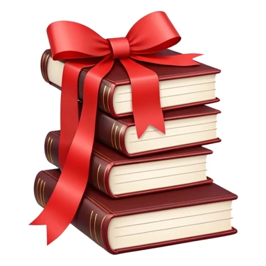 scholarship with stack of books with ribbon sticker