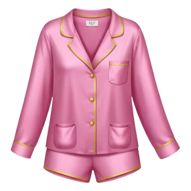 Silky pink pajamas sticker
